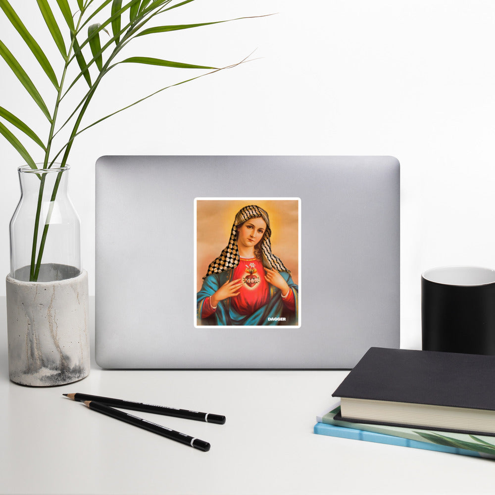 Virgin Mary Mild Bubble-free stickers