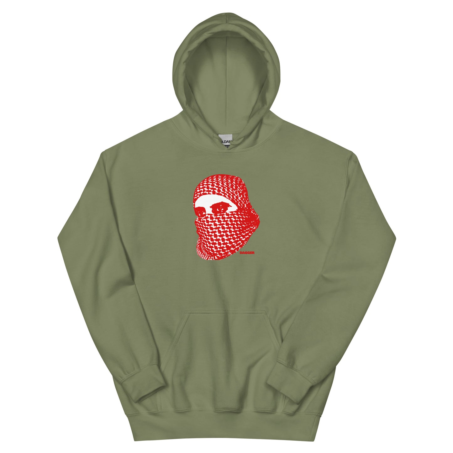 K- Face Red Unisex Hoodie