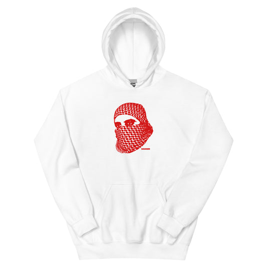 K- Face Red Unisex Hoodie