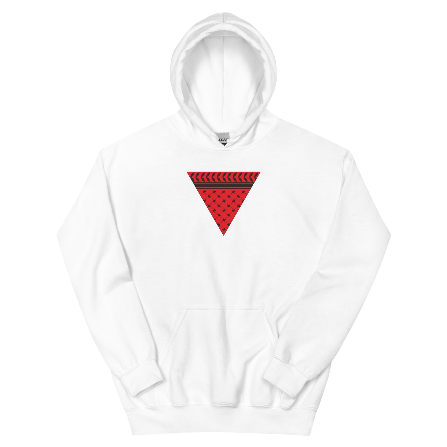 Keffiyeh Triangle Unisex Hoodie – Dagger Clothing