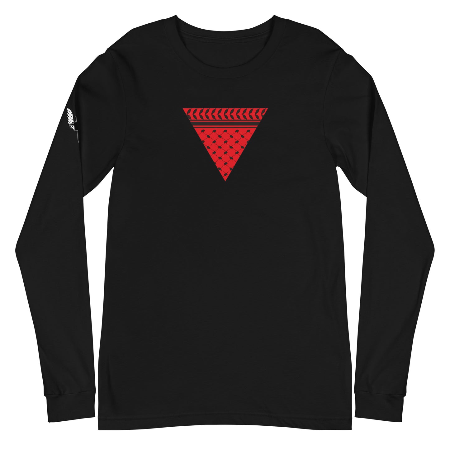 Keffiyeh Triangle Unisex Long Sleeve Tee