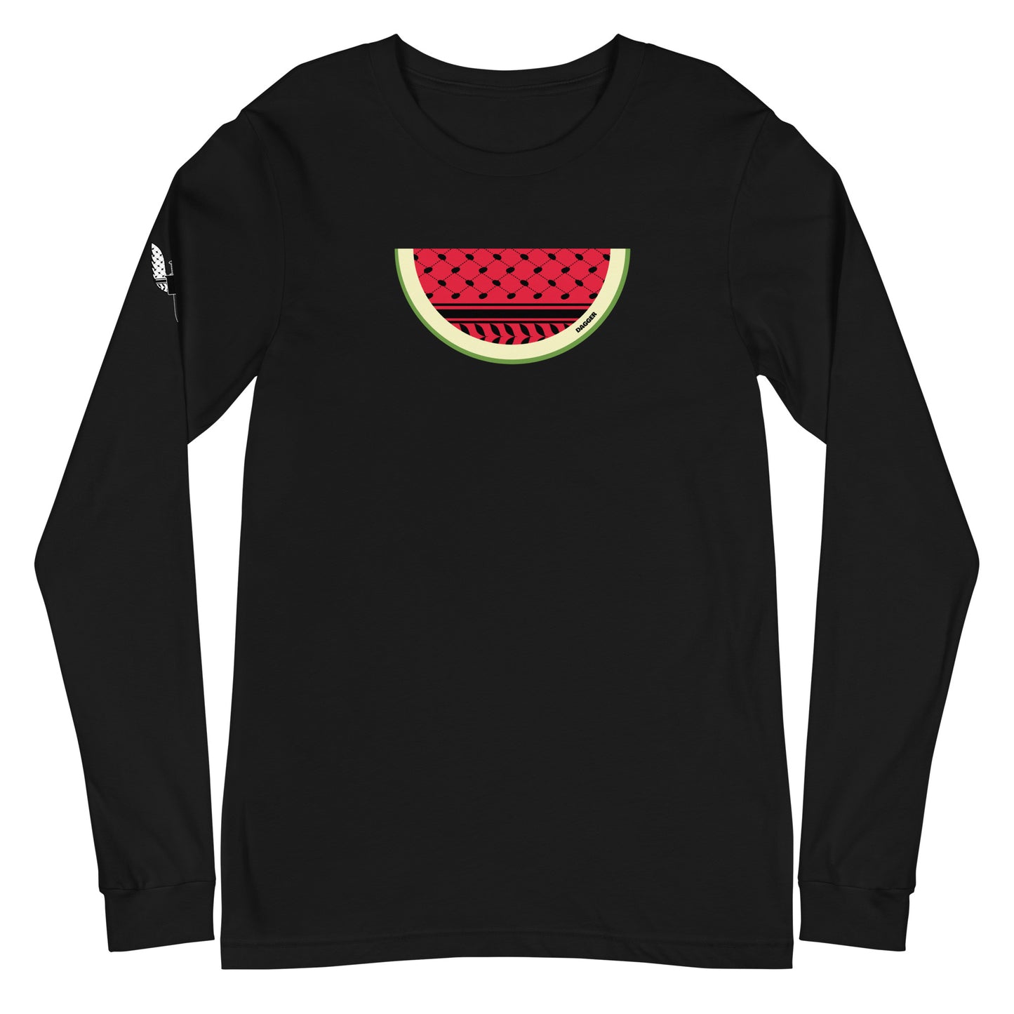 Keffiyeh Melon Unisex Long Sleeve Tee