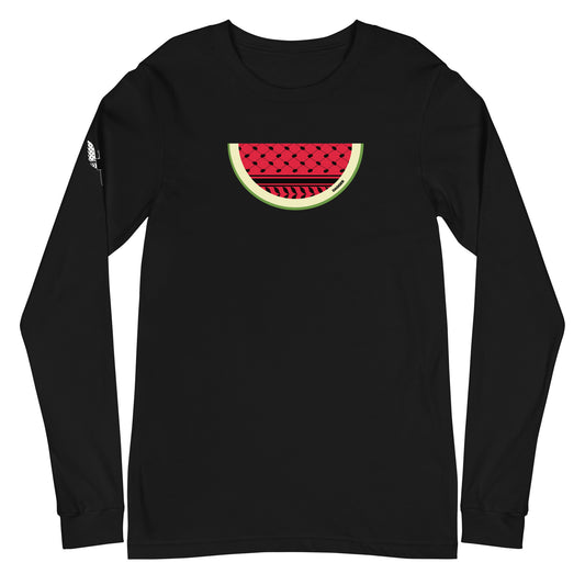 Keffiyeh Melon Unisex Long Sleeve Tee