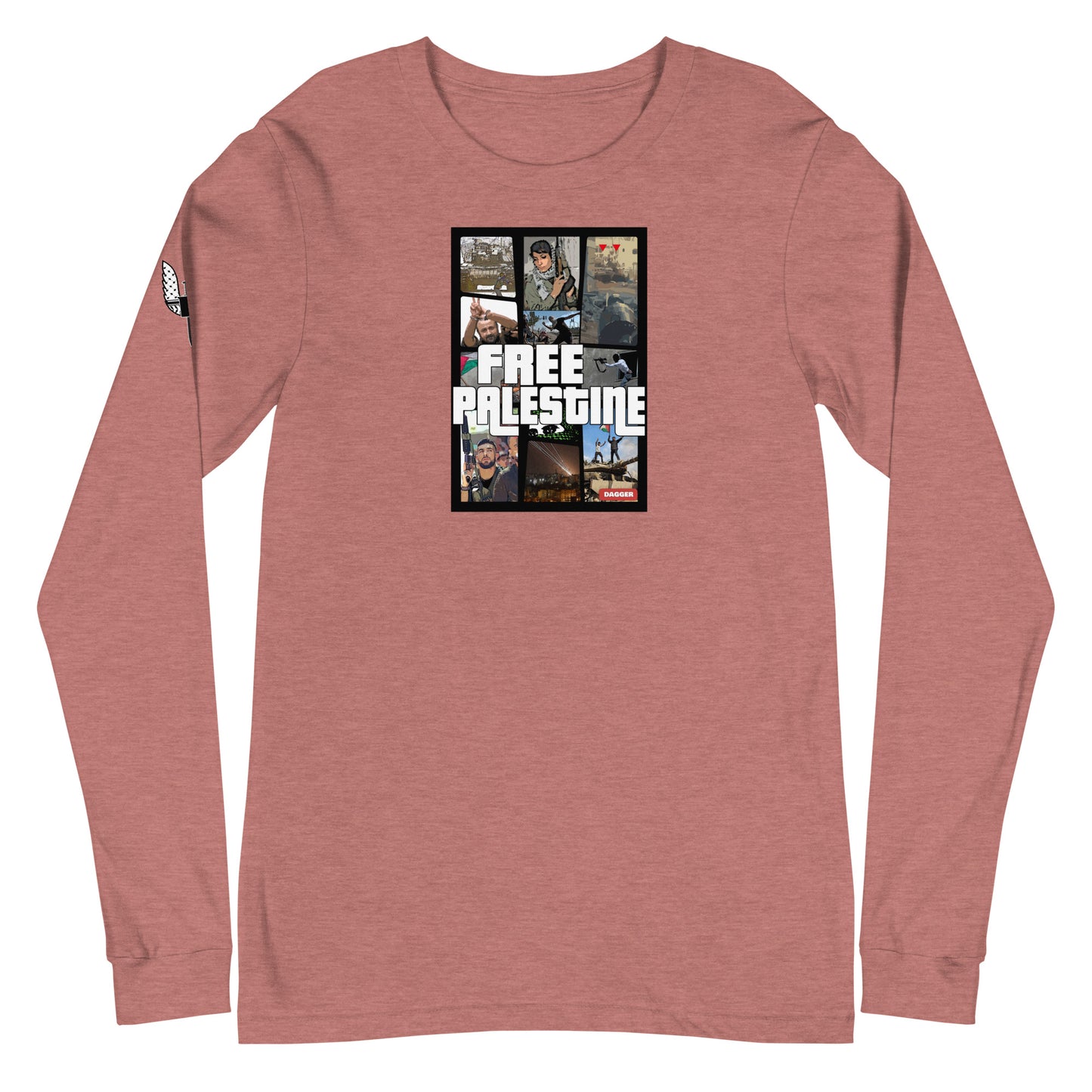 Free Palestine GTA Unisex Long Sleeve Tee