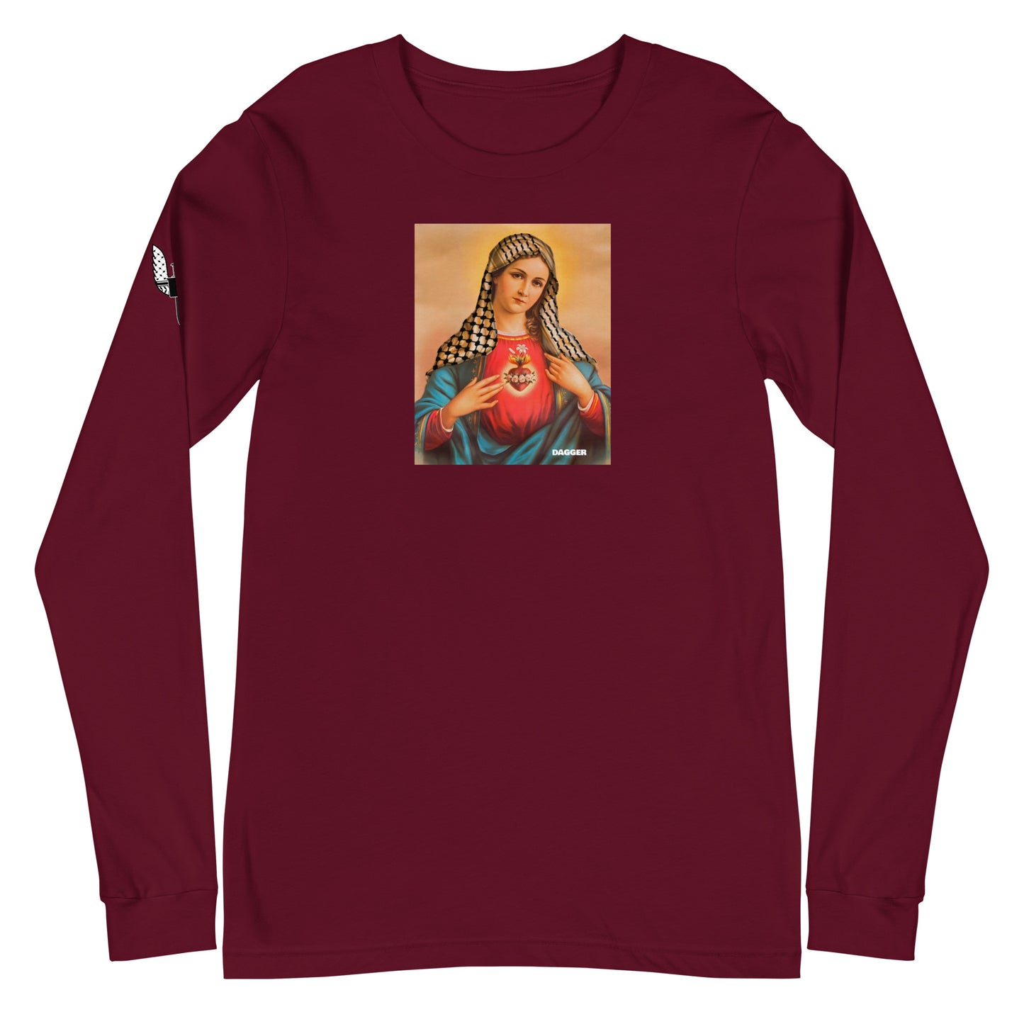 Virgin Mary (Mild) Unisex Long Sleeve Tee