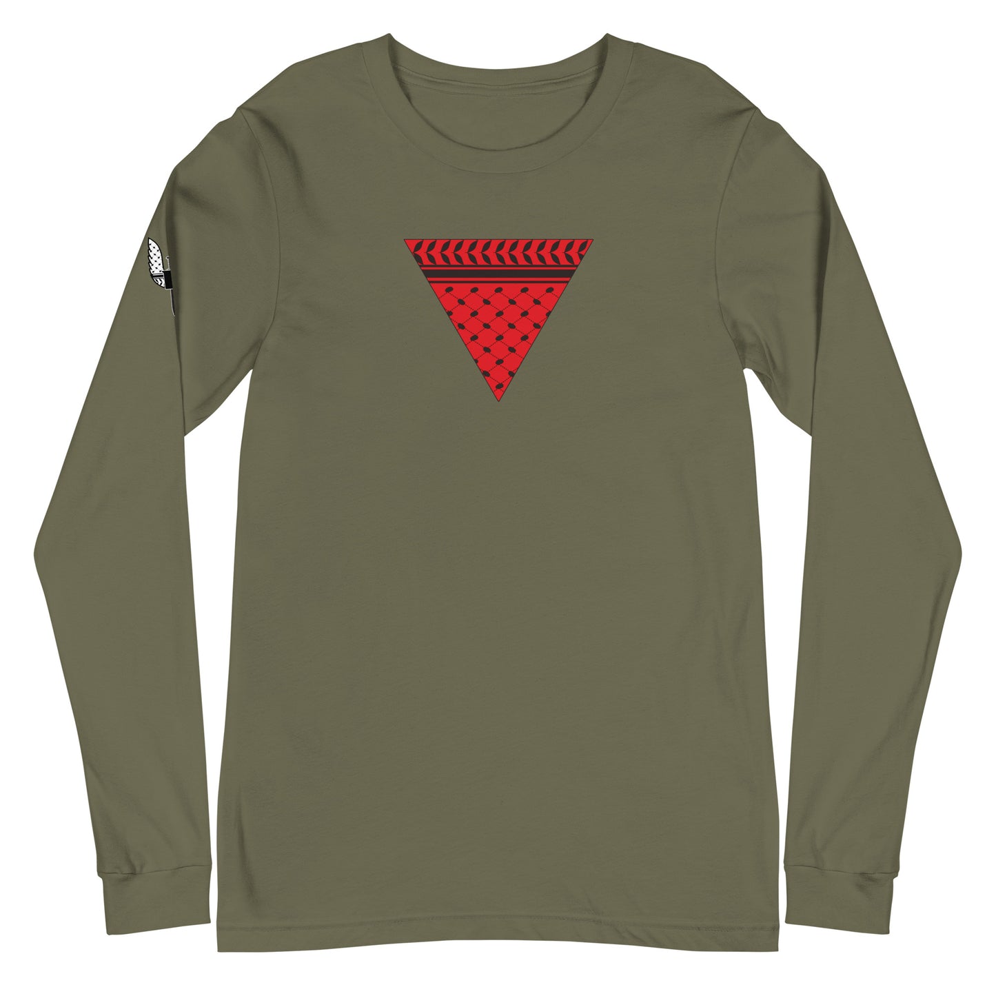 Keffiyeh Triangle Unisex Long Sleeve Tee