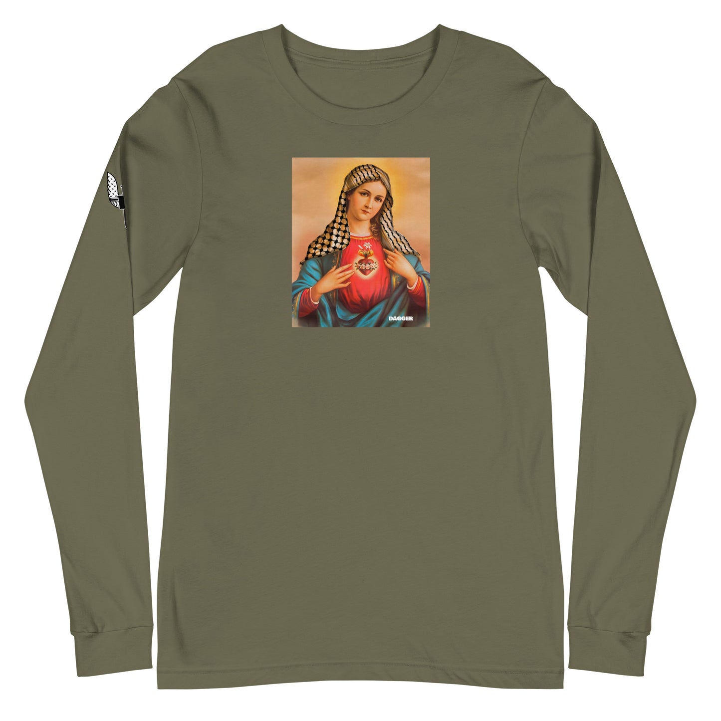 Virgin Mary (Mild) Unisex Long Sleeve Tee