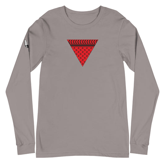 Keffiyeh Triangle Unisex Long Sleeve Tee