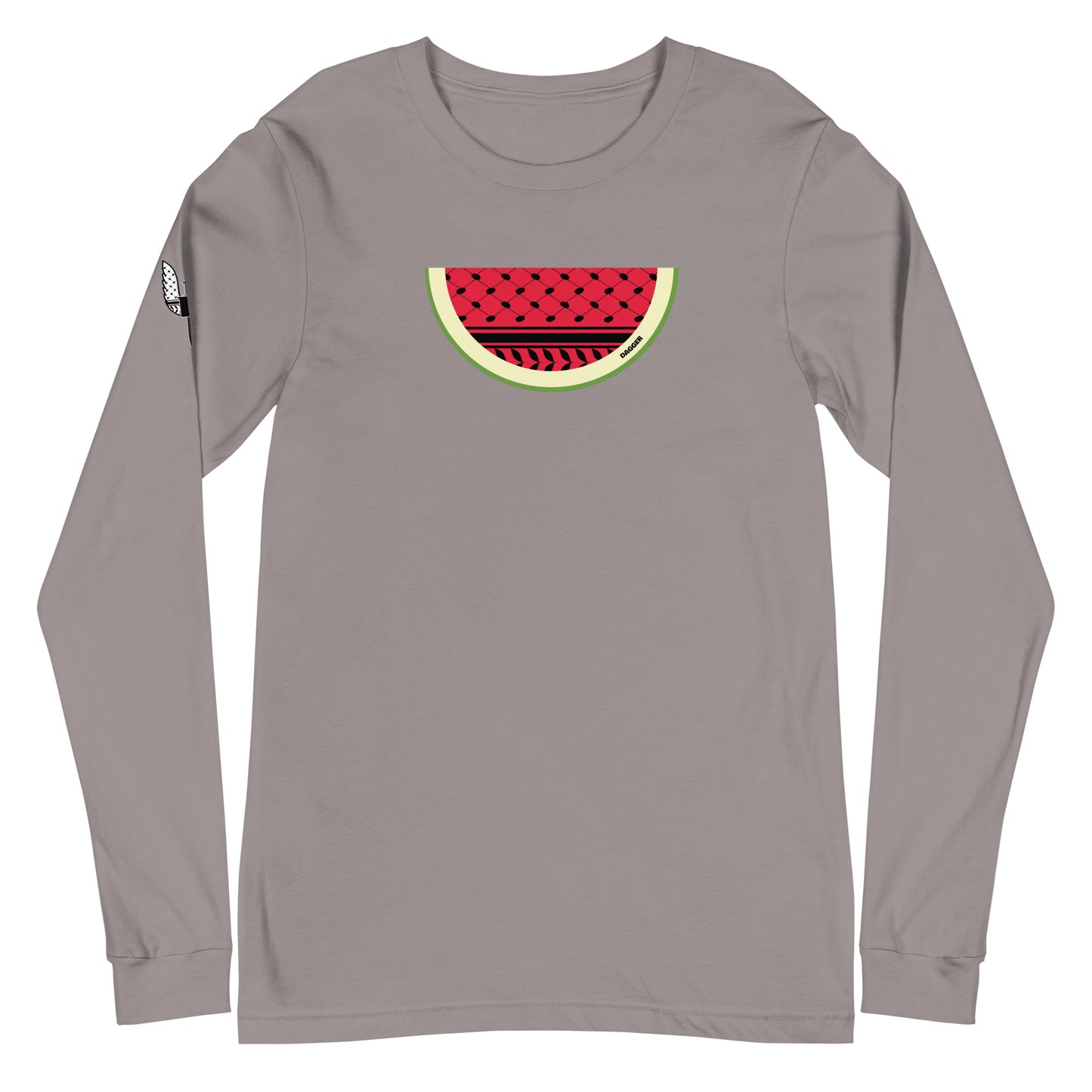 Keffiyeh Melon Unisex Long Sleeve Tee