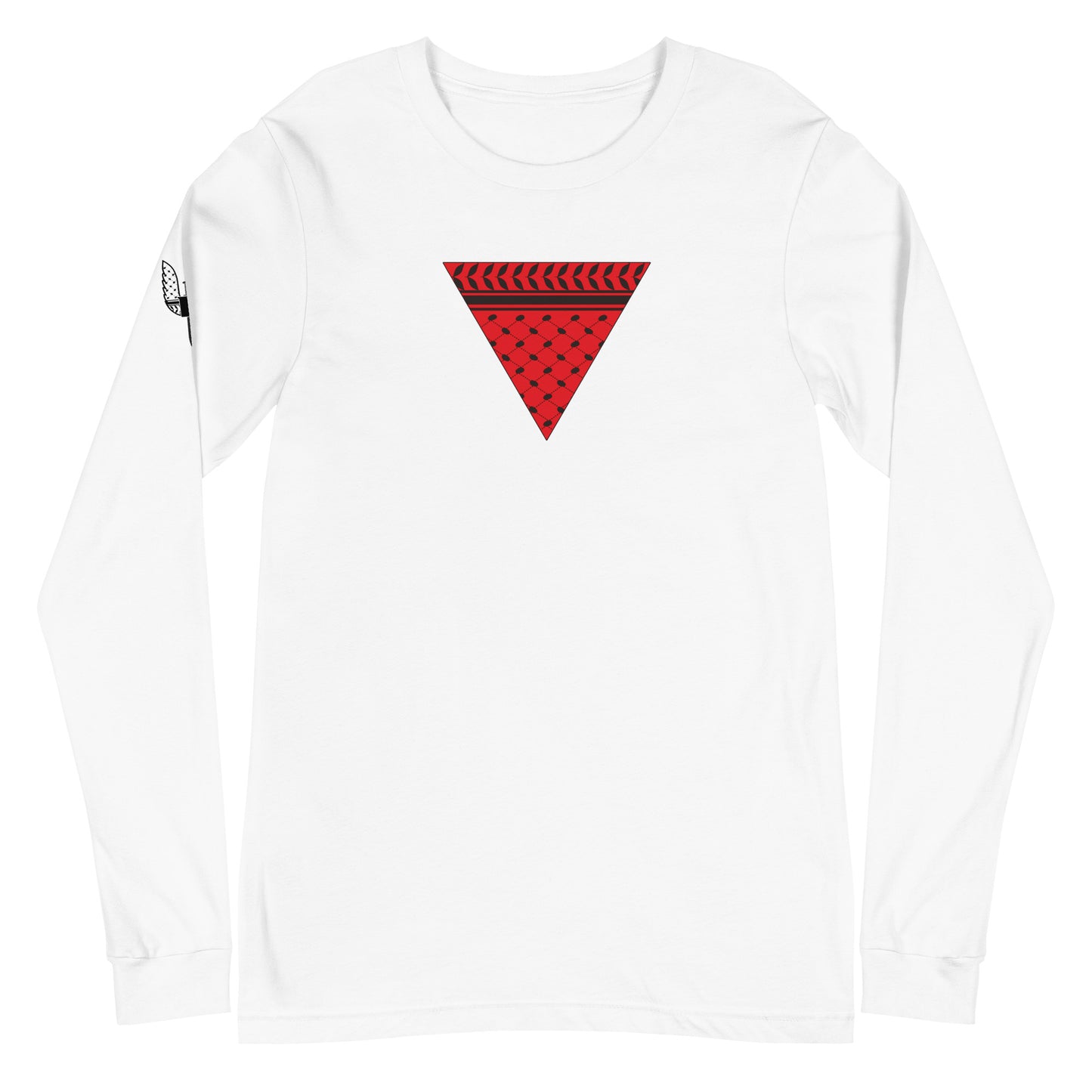 Keffiyeh Triangle Unisex Long Sleeve Tee