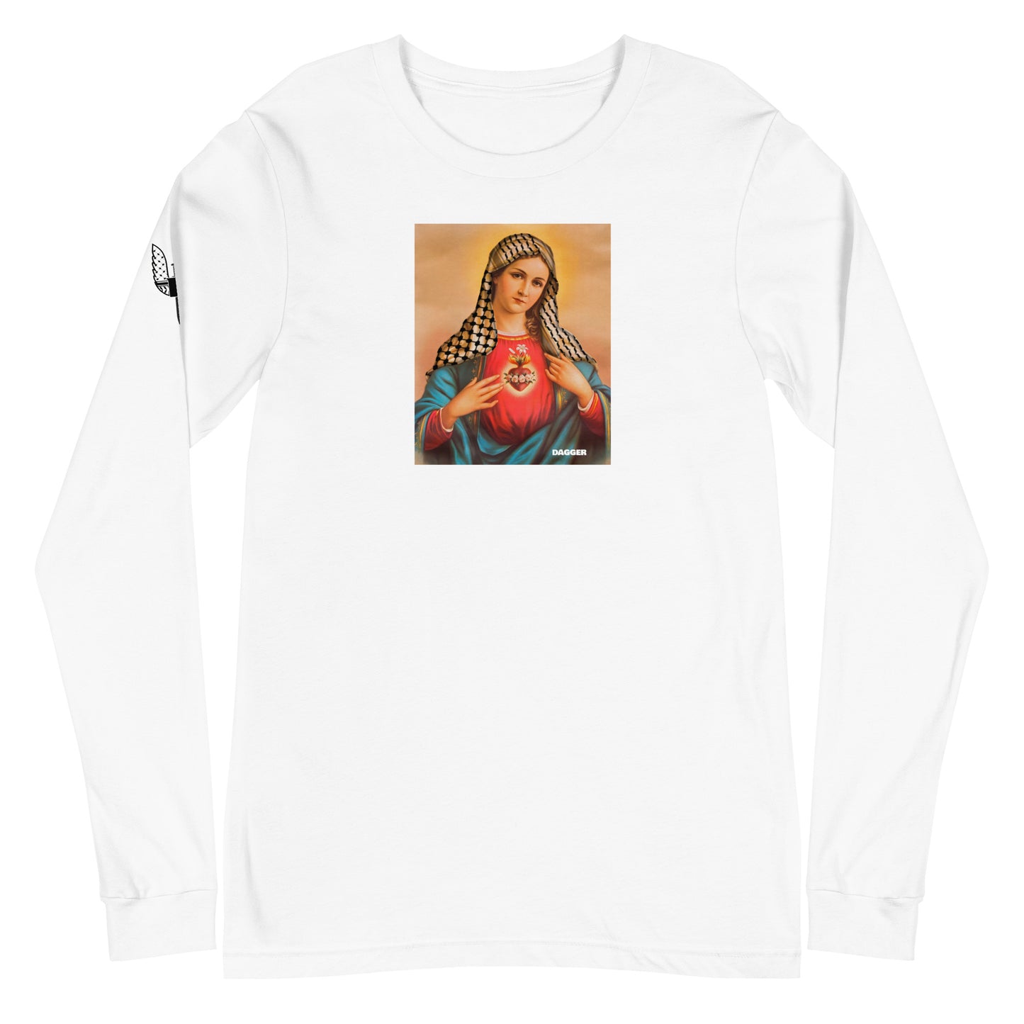 Virgin Mary (Mild) Unisex Long Sleeve Tee