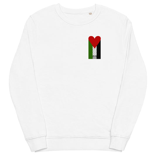 Pali Heart Unisex organic sweatshirt