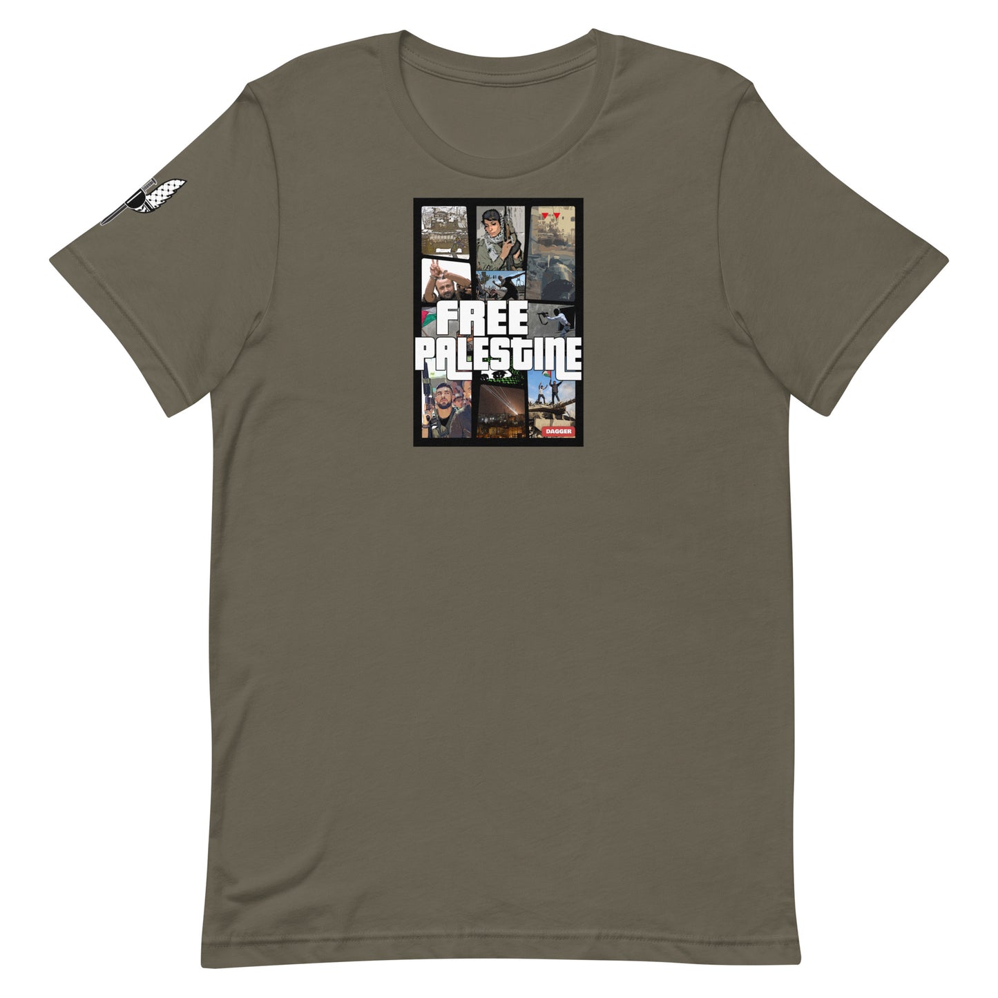 Free Palestine GTA Unisex t-shirt