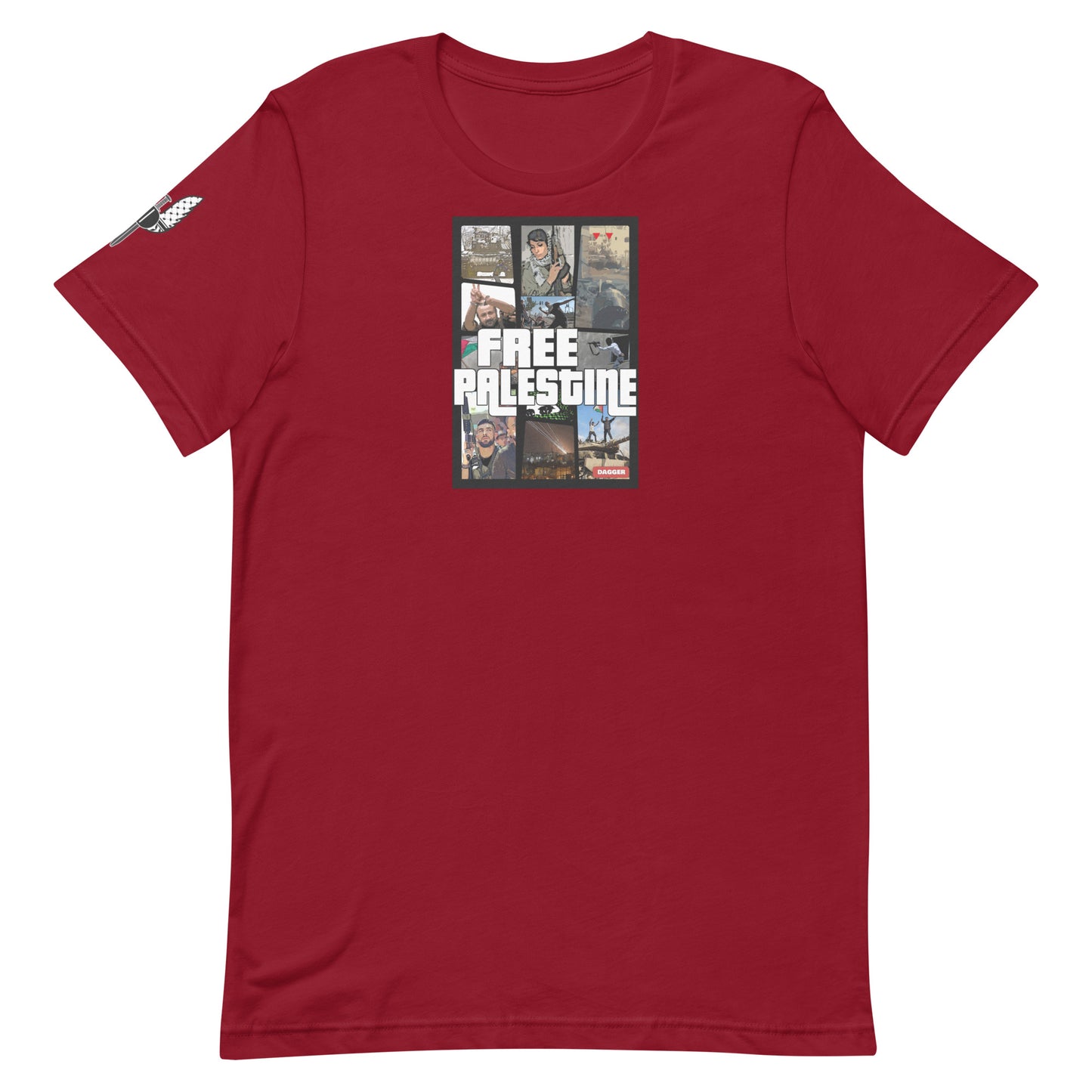 Free Palestine GTA Unisex t-shirt